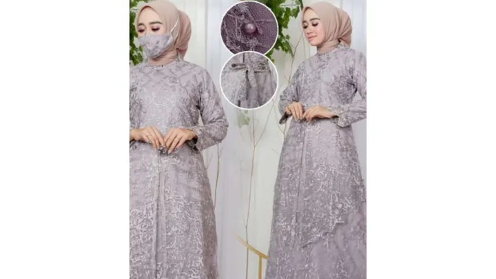 5 Gamis Brokat Modern Elegan: Tampil Cantik di Setiap Acara