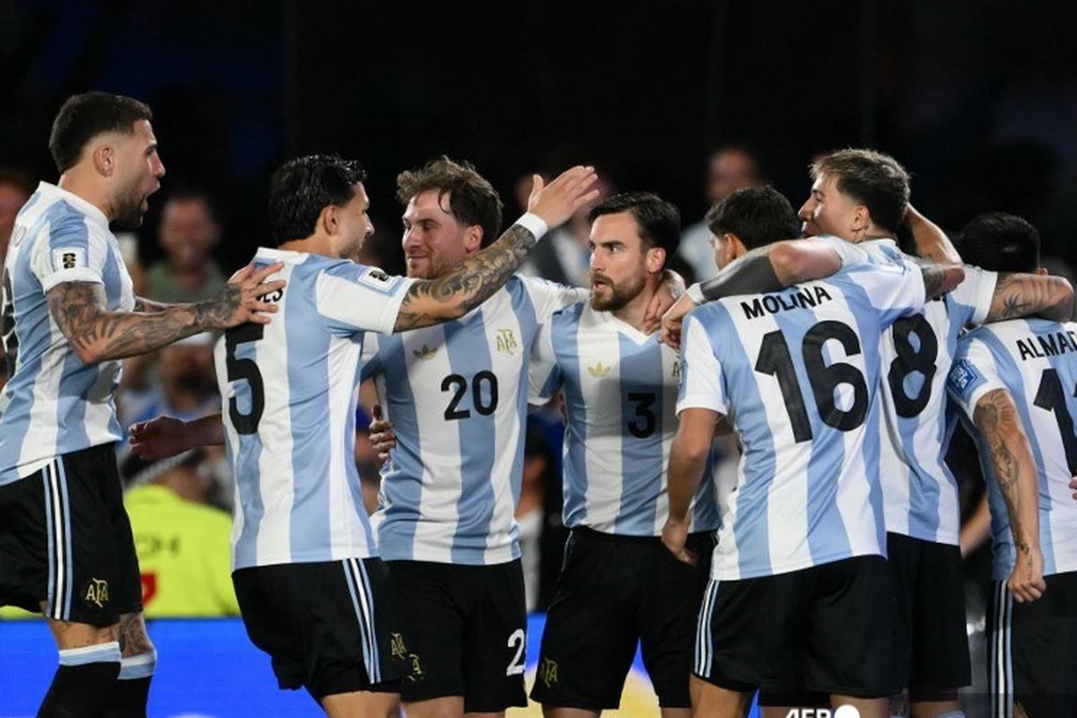 Argentina Hancurkan Brasil 4-1! Lolos Piala Dunia Tanpa Messi