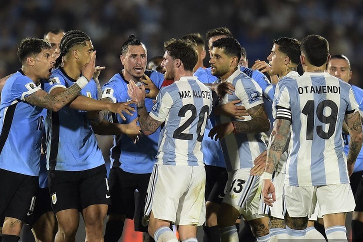 Argentina Taklukkan Uruguay Tanpa Messi: Kemenangan Dramatis Clasico