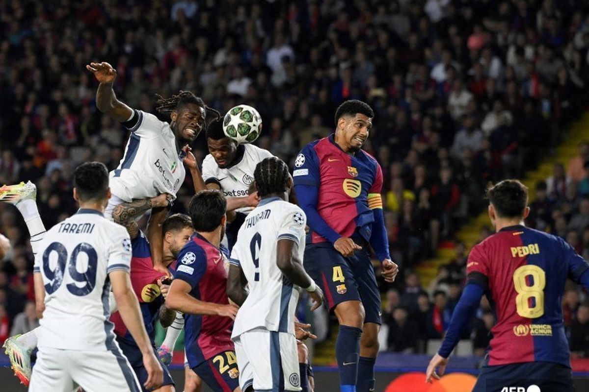 Barcelona vs Inter 3-3: Drama Liga Champions di Montjuic