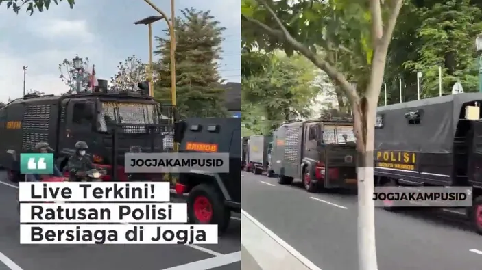 Benarkah Ratusan Ribu Polisi Jaga Aksi Gugat Ijazah Jokowi?