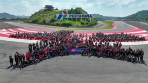 Deretan Ratusan Moge Ducati Hilir Mudik Mandalika!