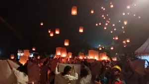 Festival Lampion Waisak Borobudur: Ribuan Lampion Hiasi Langit