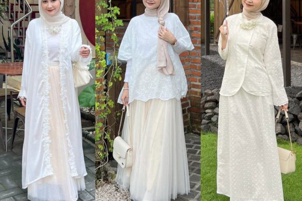 Inspirasi Outfit Kondangan Putih Elegan ala Nabilabya: 7 Gaya