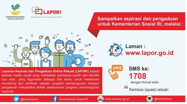 Kemensos Raih Apresiasi: Respon Cepat Aduan SP4N-LAPOR!
