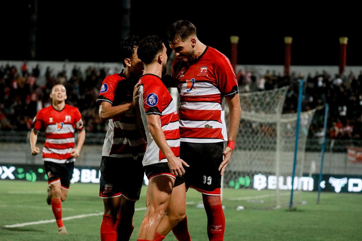 Madura United Menang Dramatis! Jauhi Degradasi Tekuk Persik Kediri