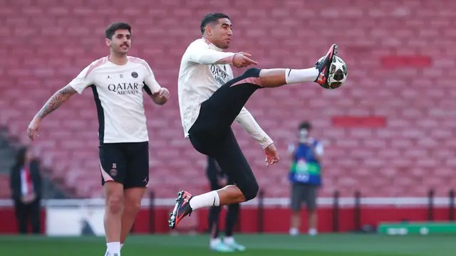 Nonton Live Streaming Arsenal vs PSG Liga Champions Vidio