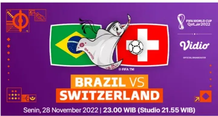 Nonton Live Streaming Brasil vs Swiss Piala Dunia 2022