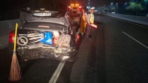 Tragis! Tabrakan BYD-Chevrolet Tol Sedyatmo, Bayi 2 Bulan Tewas