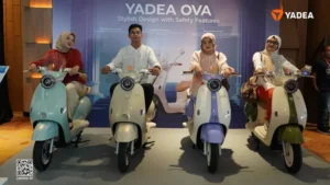 Yadea Luncurkan 4 Motor Listrik, Warna Baru Trendy!